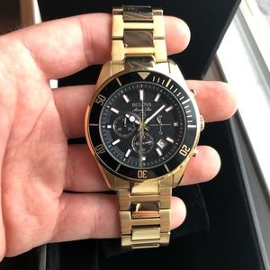 Men’s Gold tone Bulova Chronograph Watch
